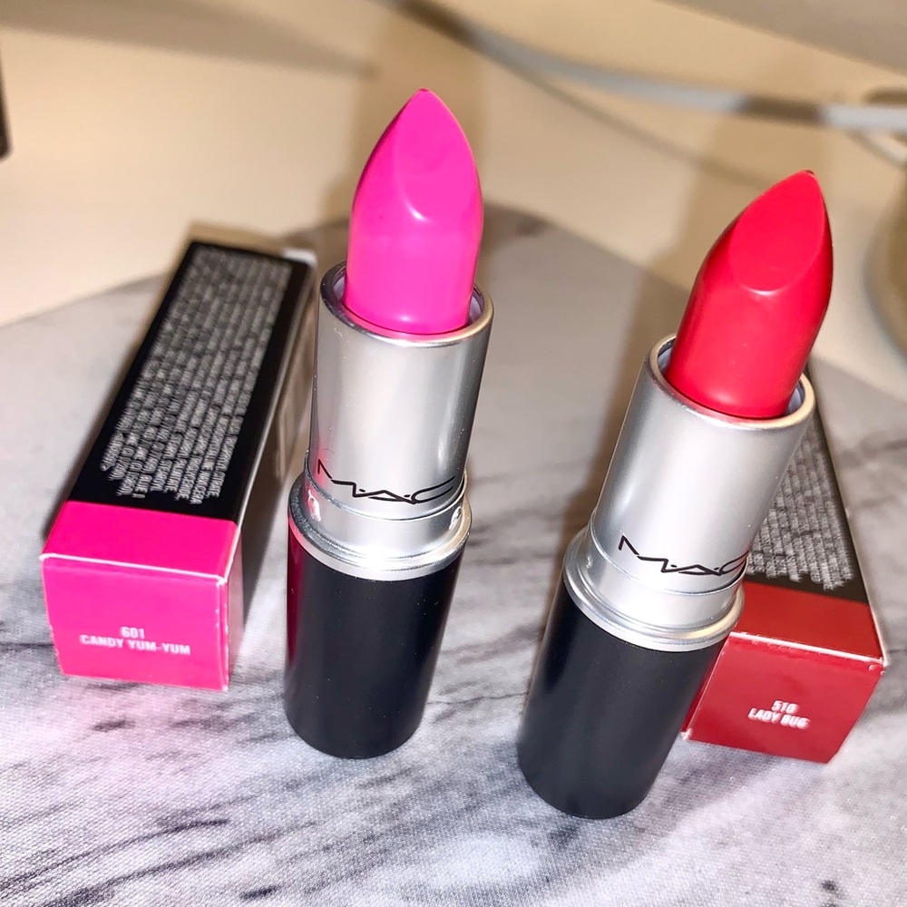 🔥 MAC Lipstick Set of 2 - Brand New